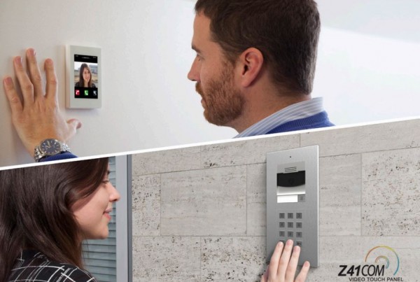 Touch-panel-Zennio-Z41-COM-video-intercom