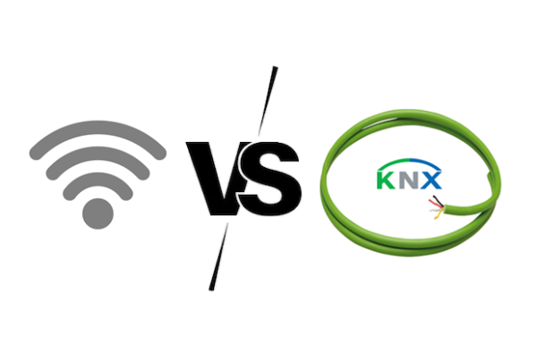 Diferenta sisteme wireless vs. sisteme cablate KNX