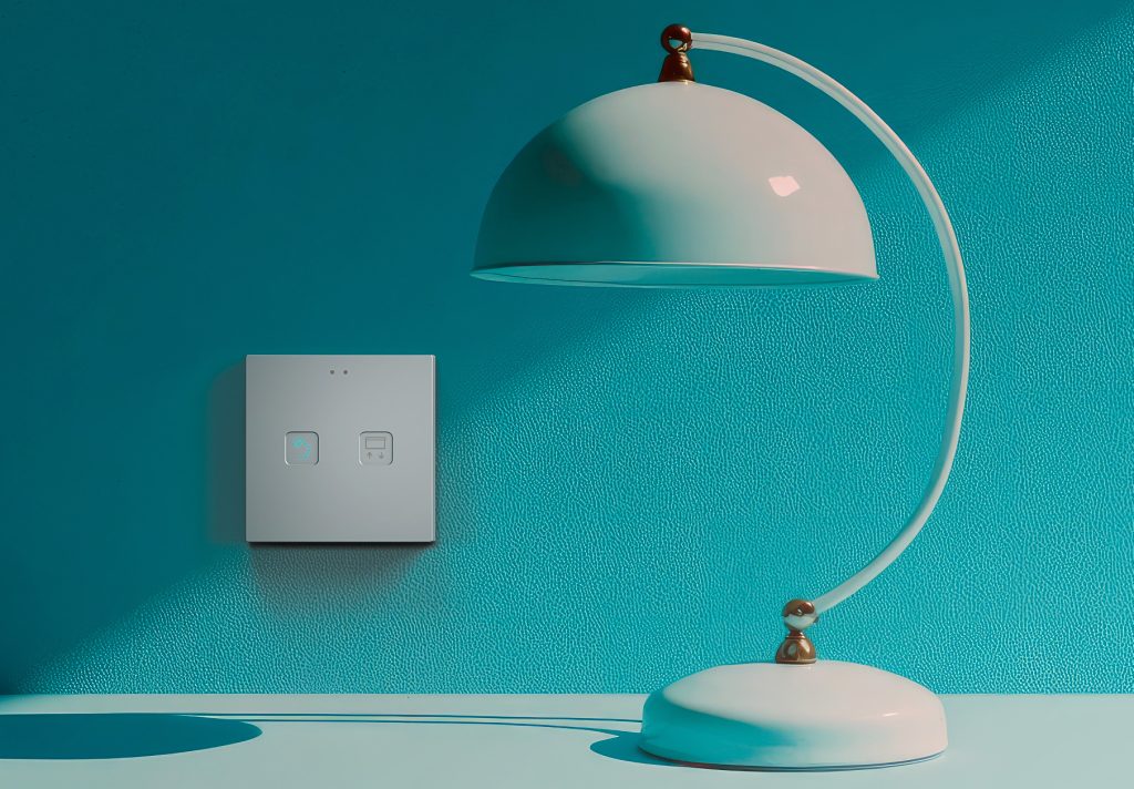 Pictograme iluminate RGB pentru intrerupatorul inteligent Tecla de la Zennio