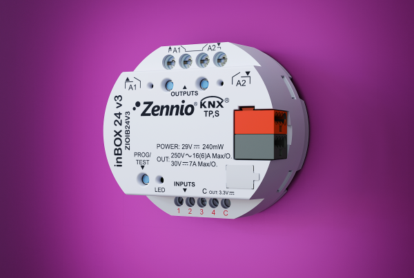 inBOX 24 v3 de la Zennio - actuator KNX multifunctional