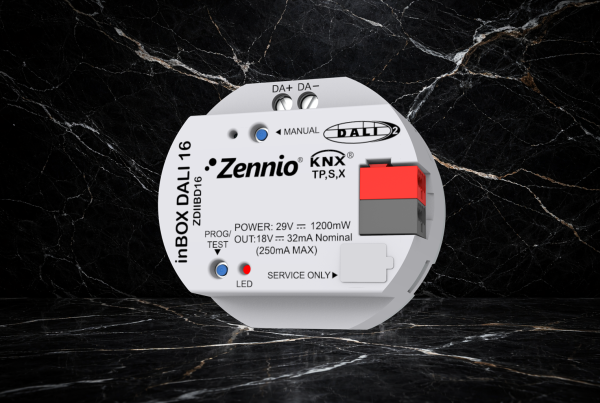 inBOX DALI 16 interfata Zennio KNX-DALI