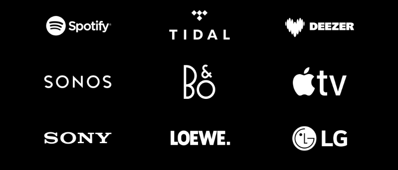 Servicii de streaming si branduri audio-video compatibile cu Basalte Home