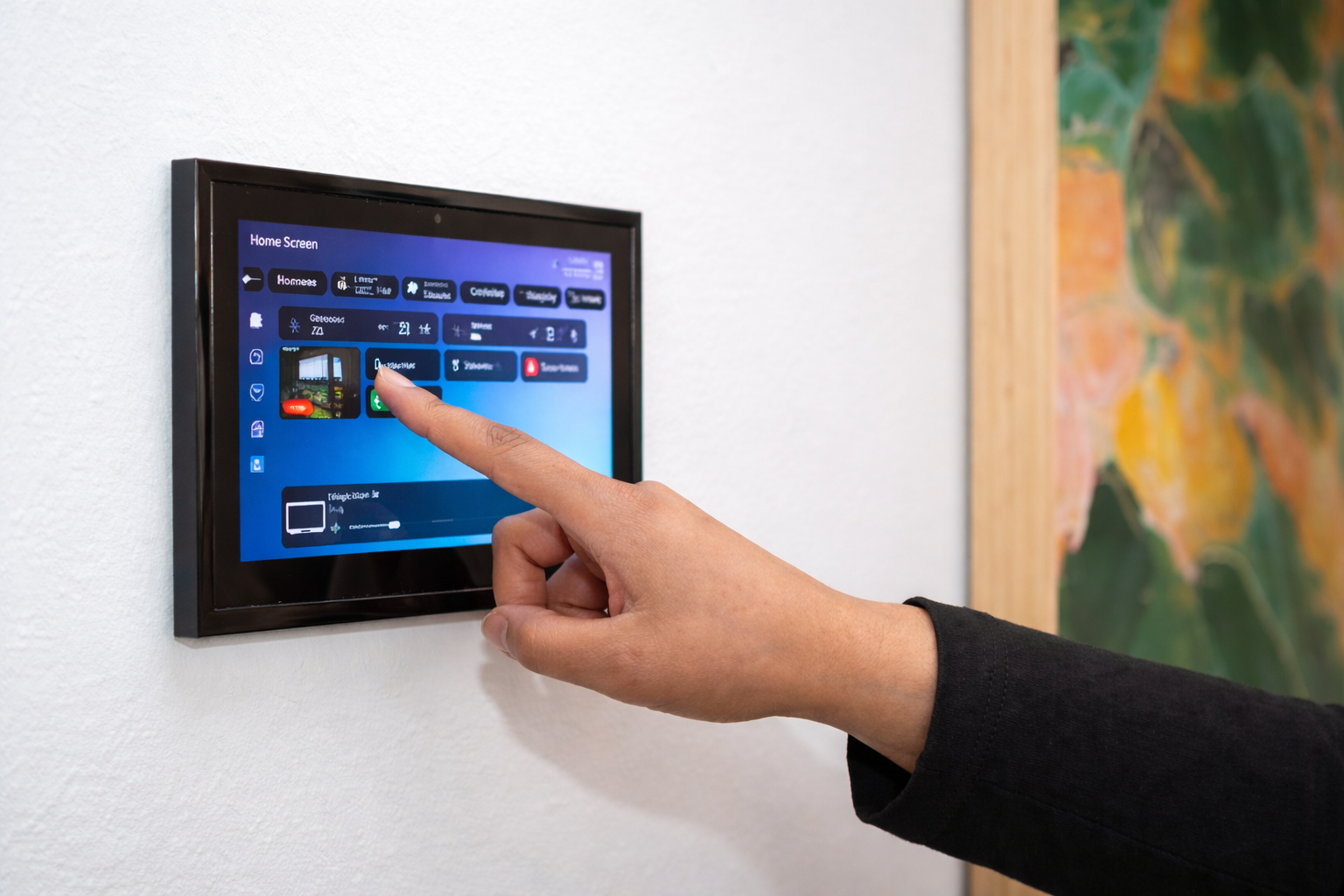 T5 – noul touchscreen in-wall de la Control4