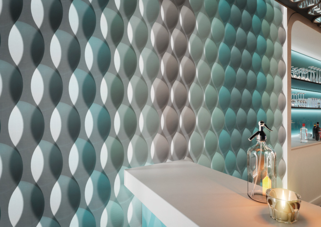 Jaluzele verticale 3D Wave Silent Gliss