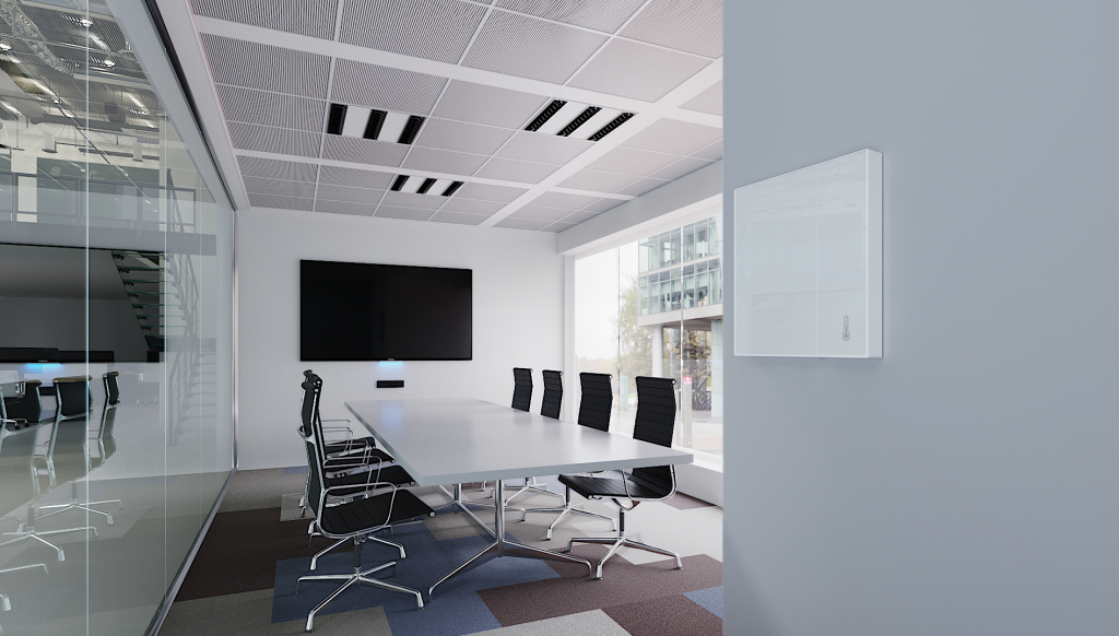 Senzor de temperatura Zennio - spatiu de birouri