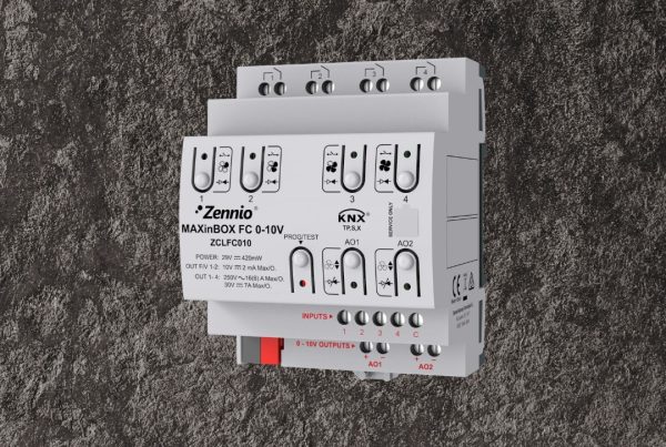 MAXinBOX FC 0-10 de la Zennio pentru control HVAC avansat