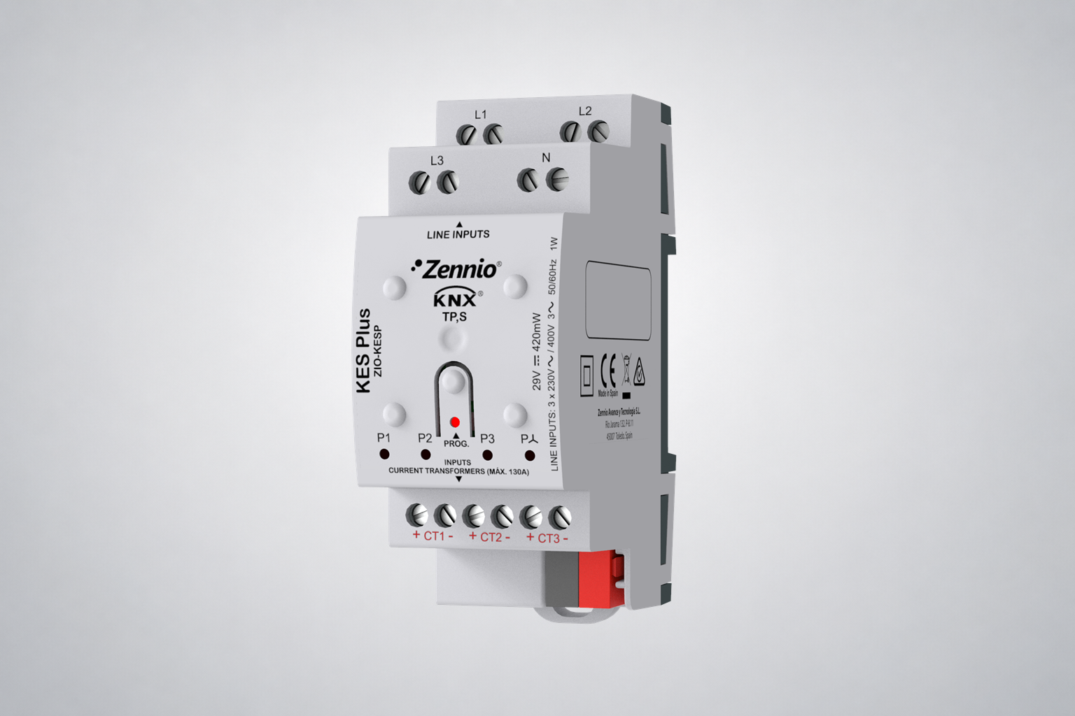 KES Plus - contor de energie KNX de la Zennio