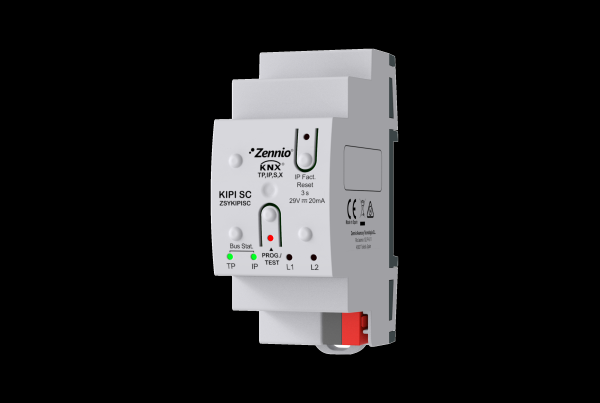 KIPI SC – interfață KNX-IP securizată, de la Zennio, pentru comunicare rapidă între Ethernet și KNX TP