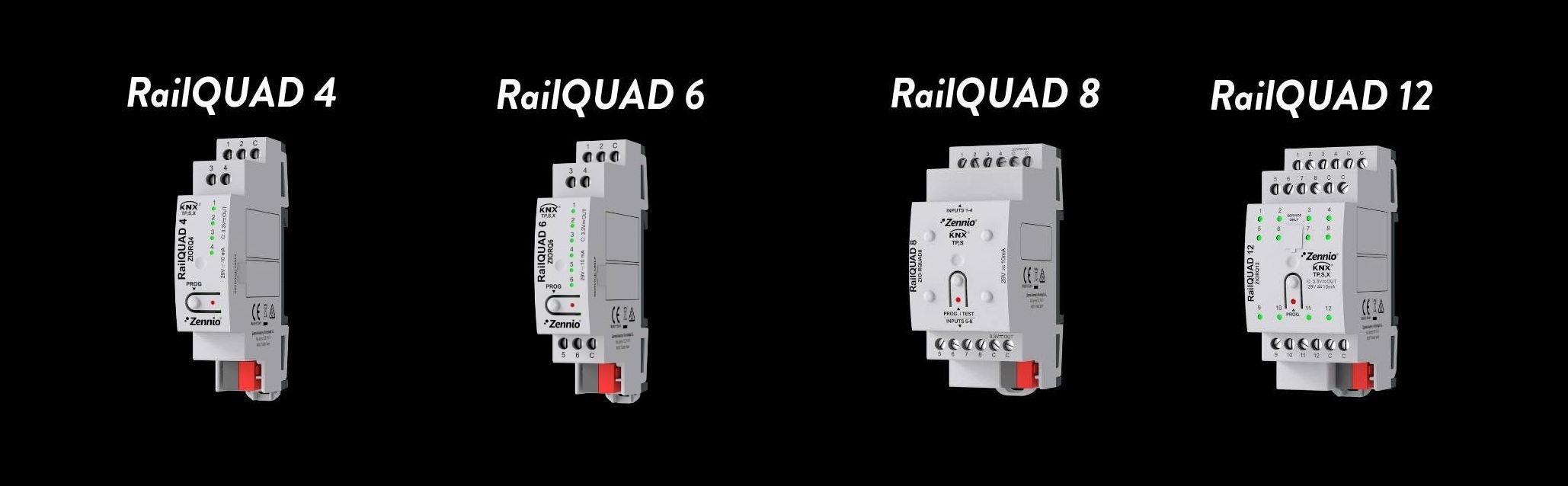 Gama RailQUAD de la Zennio acum in 4 variante