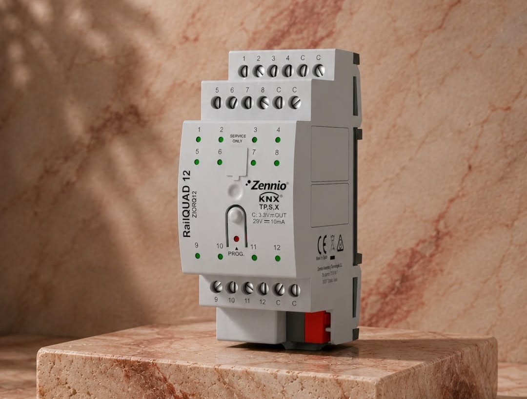RailQUAD - noi modele de intrare KNX de la Zennio