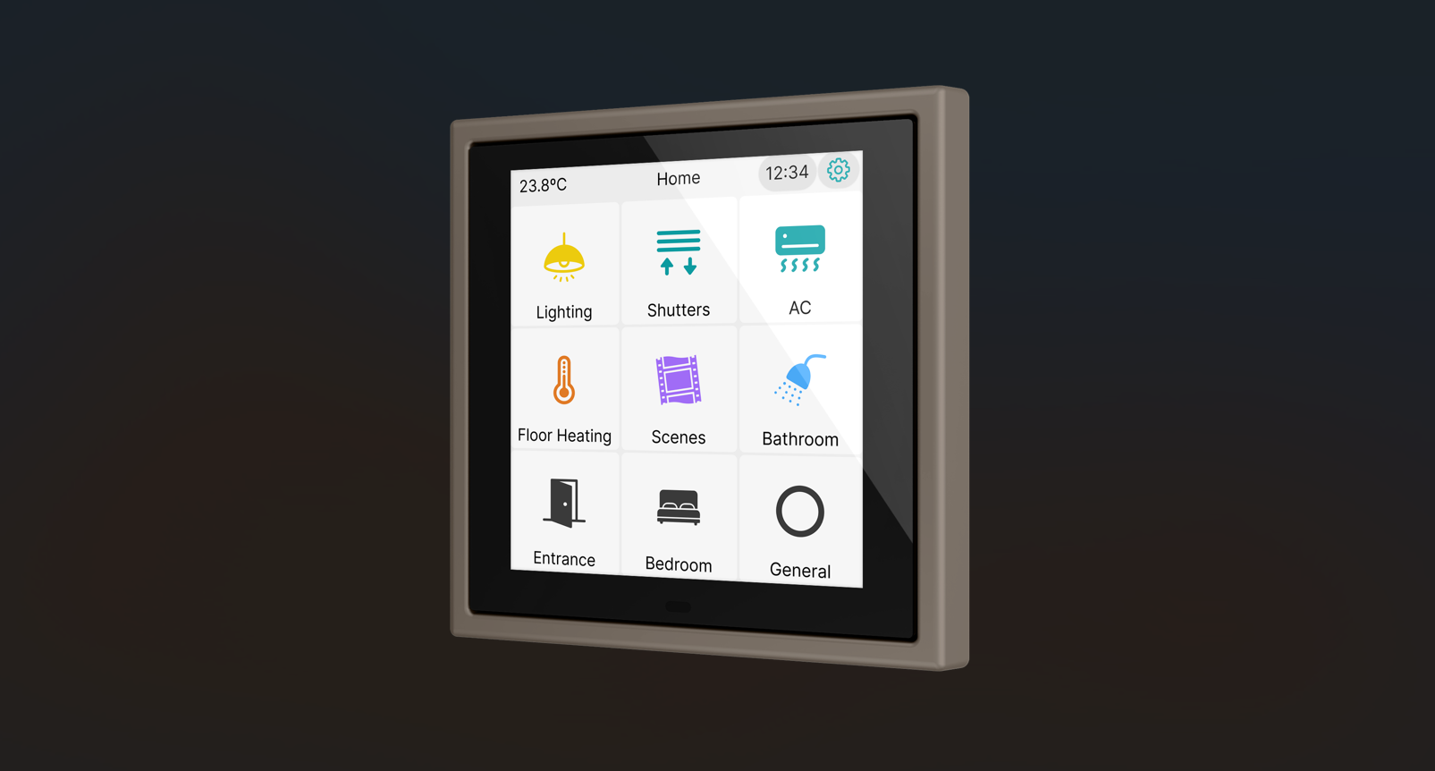 CX33 - touch panel compact Zennio